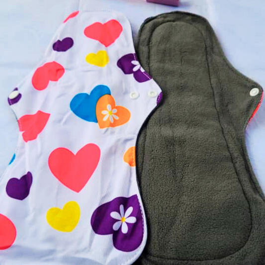 ⭐️⭐️⭐️⭐️⭐️ 06 Serviettes Lavables Maxi Taille XL. Flux Abondant